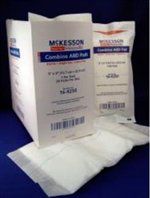 MCK42502000 - Mckesson Brand ABD / Combine Pad McKesson Cellulose Tissue / NonWoven Outer Fabric 5 X 9 Inch Rectangle