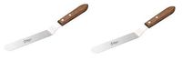 1387 Offset Spatula with 7.63-Inch Stainless Steel Blade, Wood Handle (Offset - 7.63"(2-Pack))