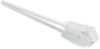 Carlisle 4146000 Spectrum Plastic Handle Tufted Quart Bottle Brush, Polyester Bristles, 3"" Bristle Diameter, 7"" Brush Length, 24"" Overall Length