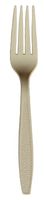 Daxwell Plastic Forks, Heavy Weight Polystyrene (PS), Champagne, 7 1/8", A10000997 (Case of 1,000)