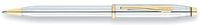 Cross Century II, Medalist, Ballpoint Pen, with Polished Chrome and 23 Karat Gold Plated Appointments (3302WG)