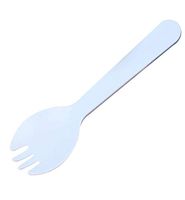 100PCSPlastic forks Disposable cutlery Dessert spoon Fruit fork spoon Plastic forks, blue, 11.5CMx3.3CM