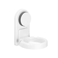RJJX Home Hair Dryer Storage Rack Family Bedroom Bathroom PP Plastic Bathroom Free Punching Suction Cup Wall Hanging Storage Rack