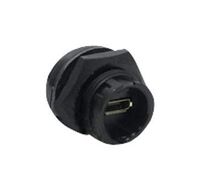 SWITCHCRAFT/CONXALL DCP-USBCB-SC USB Connector, Micro USB Type AB, USB 2.0, Receptacle, 5 Positions, Panel Mount, Vertical