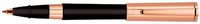 Aurora Tu Rose Gold Black w/ Pink Gold Cap Rollerball Pen - AU-T71-CPN