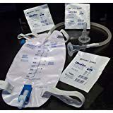 Complete Kit Urinary Incontinence 3-Weeks, 21-Condom Catheters External Self-Seal 32mm (Intermediate), + 3 Premium Legs Bag 1000ml Tubing, Straps & Fast and Easy Draining.