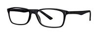 Scojo New York Gels Manhattan Reading Glasses, Matte Black, Choose Your Magnification Strength