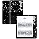 MightySkins Skin Compatible with Amazon Kindle Oasis 7" (9th Gen) - Black Butterfly | Protective, Durable, and Unique Vinyl Decal wrap Cover | Easy to Apply, Remove | Made in The USA