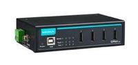 MOXA UPort 404 - 4 Ports Industrial-grade USB Hub, with Adapter, 0 to 60°C Operating Temperature
