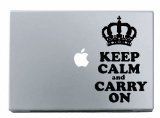 Keep Calm Carry On Decal Skin Sticker