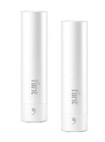 Metallic Flint Lint Pearl White Set of 2