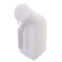 HEALLILY Men's Chamber Pot Portable Silicone Urinal Bottle Urinal Funnel Emergency Toilet for Agedness
