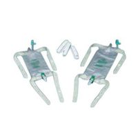 Dispoz-a-Bag Leg Bag with Flip-Flo Valve, Tubing and Straps, 32 oz. - 1 Each / Each