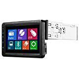 TUVVA KSD7750B 1-Din 7-inch Motorized Detachable Touchscreen DVD/CD / BT/USB / SD/AUX-in / MP4 / MP3 Player