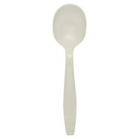 Karat Earth KE-U2022 Bio Based Heavy Weight Soup Spoon - Natural (Case of 1000)