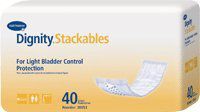 Hartmann 30053 Dignity Stackable Pad for Light Protection, 3-1/2" Width, 12" Length, White (Pack of 240)