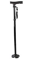 Folding Walking Stick for Women Portable for Travel - Strong Lightweight Non-Slip Aluminium (Black)