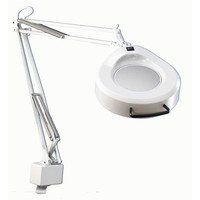 Luxo 16345 - Luxo IFM Illuminated Magnifier, 3-Diopter (1.75X) Lens, Clamp-On Mount, 45" Arm Reach