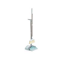 Broom and Dustpan With Long Handle Telescopic Up Extra Long Handle Rotatable Plastic Broom Set Non-Slip Handle Stainless Steel Rod Magic Broom And Dustpan Used For Room Schools Garden