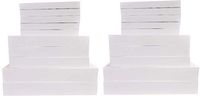 White Gift Box - 10 Pack Assortment - Great For All Occasions: Pack of 2 (20 total)
