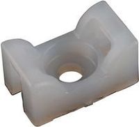 THOMAS & BETTS TC140 CABLE TIE SADDLE SUPPORT, NYLON 6.6, NATURAL (50 pieces)