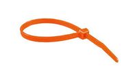 5.7", 40 lb. Orange Cable Ties - (pack of 100)