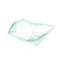 Wings Fluff & Polymer Underpads-Size 30" x 30" Color Green - Pack of 10