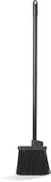 Carlisle 3686003 Flo-Pac Duo-Sweep Lobby Broom with Black Plastic-Coated Steel Handle, 5"-Long Synthetic Bristles, 7-1/2" Brush Width, 36" Overall Height (Pack of 12)