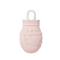 Healifty Winter Heating Bottle Rubber Water Bag S (Apricot)