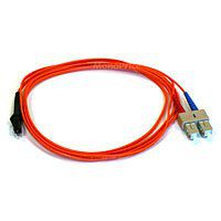 Monoprice Fiber Optic Cable, MTRJ (Male)/SC, OM1, Multi Mode, Duplex - 2 meter (62.5/125 Type)- Orange