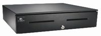 APG JB320-BL1816-U6 4000 Series MultiPRO Painted Front Cash Drawer, 24V, Dual Media Slots, Adjustable 6 x 5 Till, 18.0" Width x 16.7" Depth x 4.2" Height, Black
