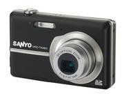 Sanyo Xacti VPC-T1060 10MP Digital Camera w/ 3x Optical Zoom 2.8 LCD - Black"