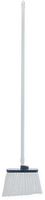 Carlisle 4108202 Sparta Duo-Sweep Flagged Angle Broom with Fiberglass Handle, 54" Length, White