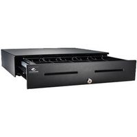 APG Cash Drawers S4000, Heavy Duty Cash Drawer, Multipro, Black, Painted Front, 18x16, 2 Media JB320-BL1816-C-K2