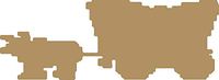 hBARSCI Covered Wagon Vinyl Decal - 5 Inches - for Cars, Trucks, Windows, Laptops, Tablets, Outdoor-Grade 2.5mil Thick Vinyl - Gold