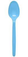 Karat U2100 (Blue) 5.9" PS Heavy-Weight Disposable Teaspoon, Blue (Pack of 1000)