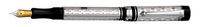 Laban Germana Double Square Pattern Medium Point Fountain Pen - LDF-F109SS