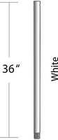 Oxygen 3-6-3606 36" Downrod, White