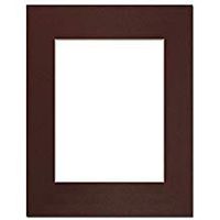PA Framing, Photo Mat Board, 16 x 20 inches Frame for 11 x 14 inches Photo Art Size - Cream Core/Maroon