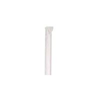 D & W Fine Pack DSGW24/300S White 7.75" Straw - 7200 / CS