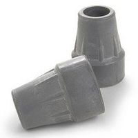 Invacare Crutch Tips - 1 3/4 Inch OD Base - Pack of 2