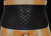 OPTIONS Ladies' Brief with Open Crotch and Built-In Barrier/Support, Black, Left-Side Stoma, Large 8-9, Hips 41" - 45" 83002LL Qty 1