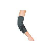 Leader Neoprene Tennis Elbow with Strap, Black, Medium
