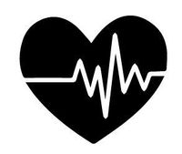 Home Grown Claremore Hearbeat - Vinyl Decal Sticker - Multiple Colors (Black)