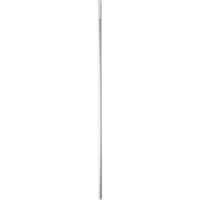 Vikan 2945 51" Aluminum Handle with Threaded Tip, 3/4" Diameter, White