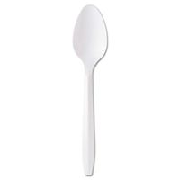 General Supply PPTS Medium-Weight Cutlery Teaspoon White 1000/Carton