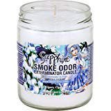 Smoke Odor Exterminator 13 oz Jar Candles Sapphire, (3)