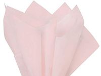 50ct Light Blush Pink Tissue Paper for Gift Wrapping 20"x26" Sheets Eco-Friendly