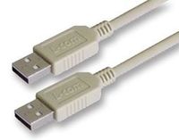 L-COM CSMUAA-05M Computer Cable, USB, 0.5M, Gray