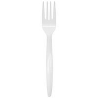 Karat U2010W 5.9" PP Medium-Heavy Weight Disposable Fork, White (Pack of 1000)